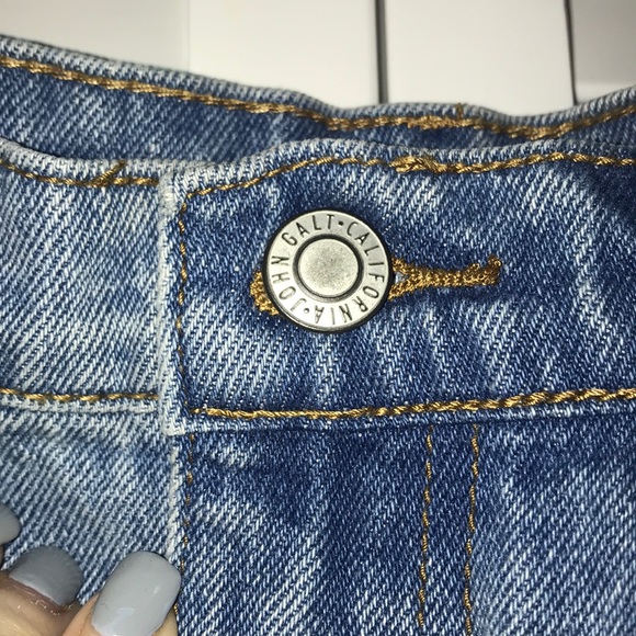 J Galt/BM Denim Mini Skirt - Picture 2 of 3
